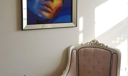 Ingelijste print Eclectic Face