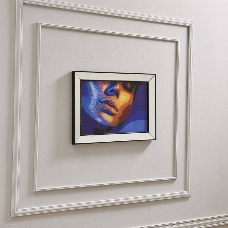 Ingelijste print Eclectic Face