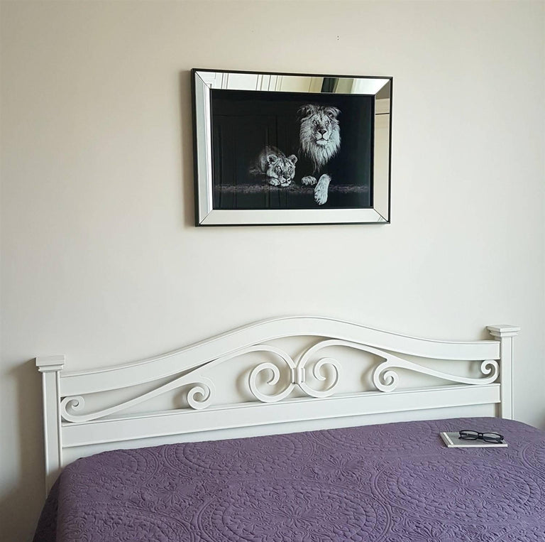 Ingelijste print Lions