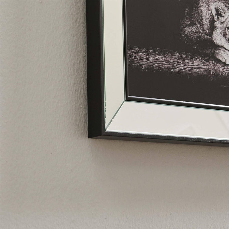 Ingelijste print Lions