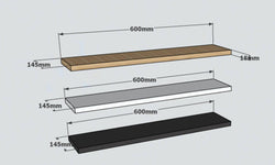 Set van 3 wandplanken Binck