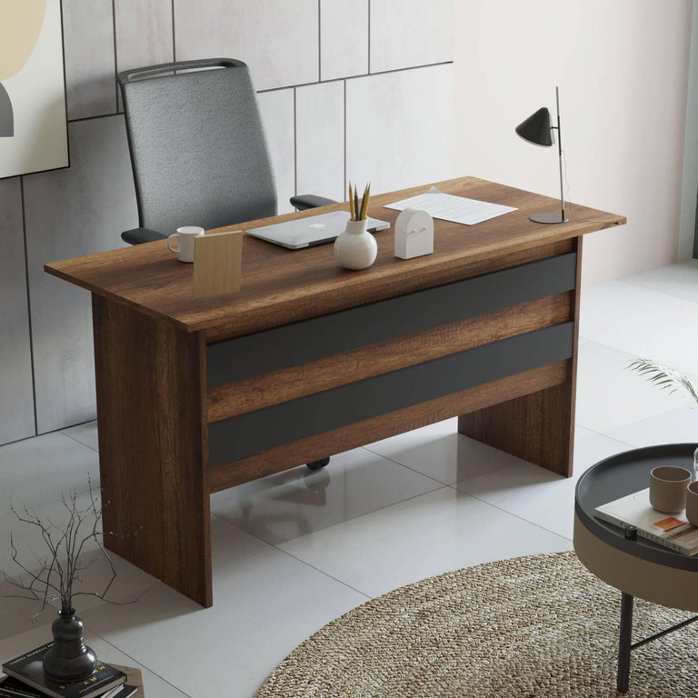 Set van bureau met bijzettafel en 3 opbergkasten Jill