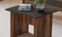 Set van bureau met bijzettafel en 3 opbergkasten Jill