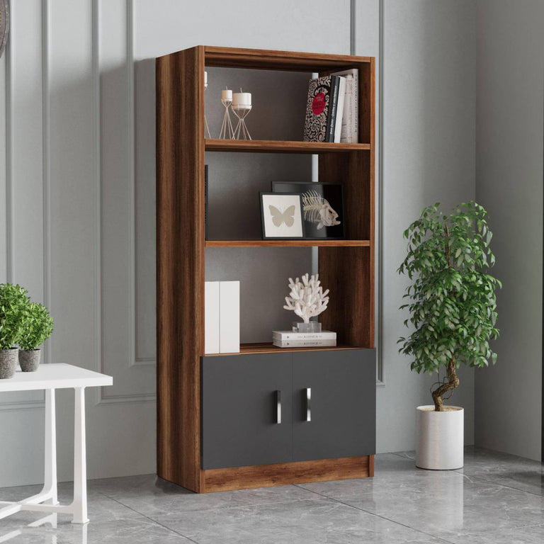Set van bureau met bijzettafel en 3 opbergkasten Jill