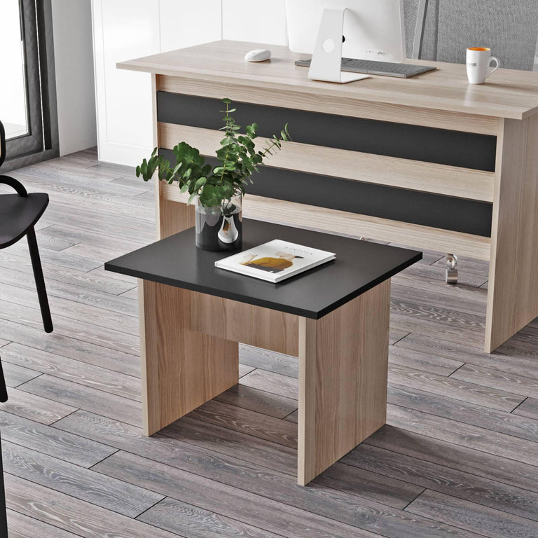 Set van bureau met bijzettafel en 3 opbergkasten Jill