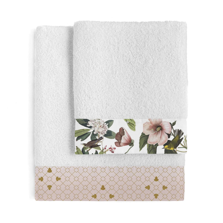 Set van 2 handdoeken Blooming