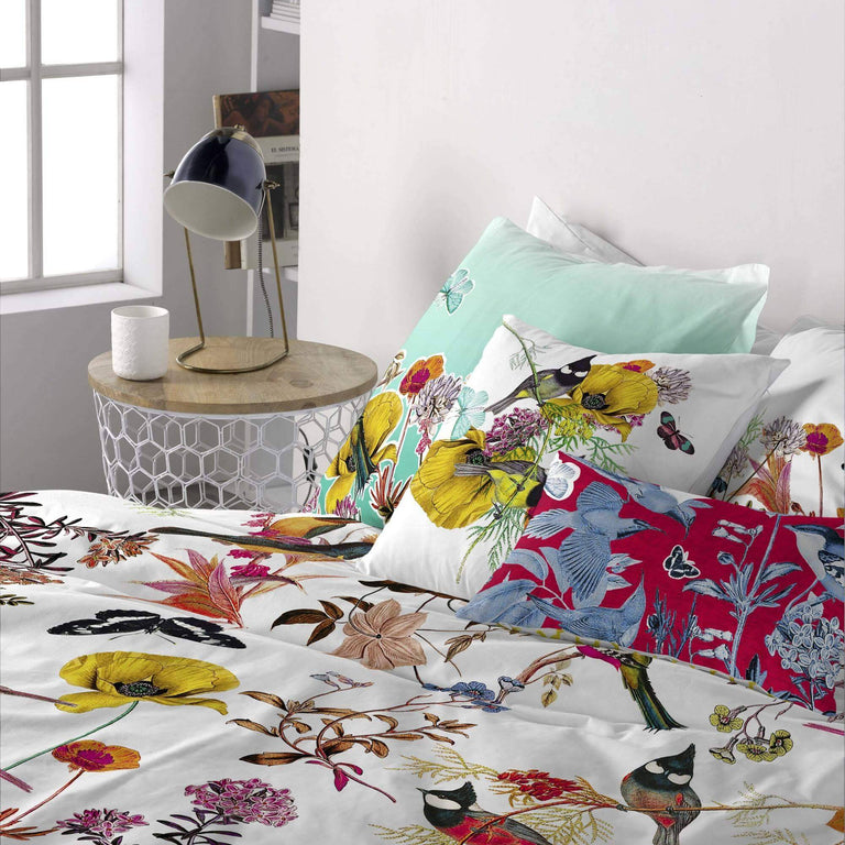 Set van 2 kussenhoezen Birds of Paradise