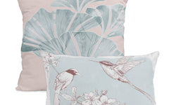 Set van 2 kussenhoezen Chinoiserie Birds
