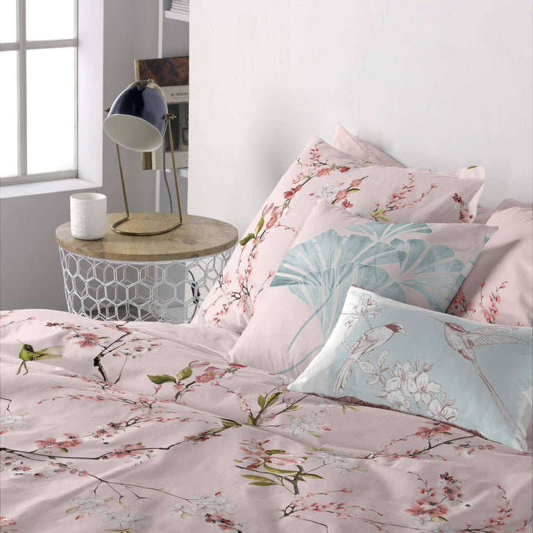 Set van 2 kussenhoezen Chinoiserie Birds