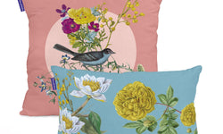 Set van 2 kussenhoezen Zinnia