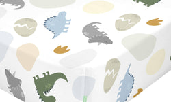 Kinderhoeslaken Happy Dino