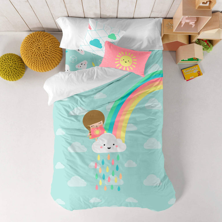 Kinderhoeslaken Rainbow