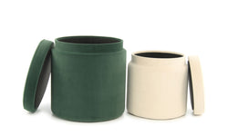 Poef Ciro set van 2