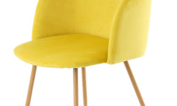 Set van 2 eetkamerstoelen Celine velvet