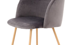 Set van 2 eetkamerstoelen Celine velvet