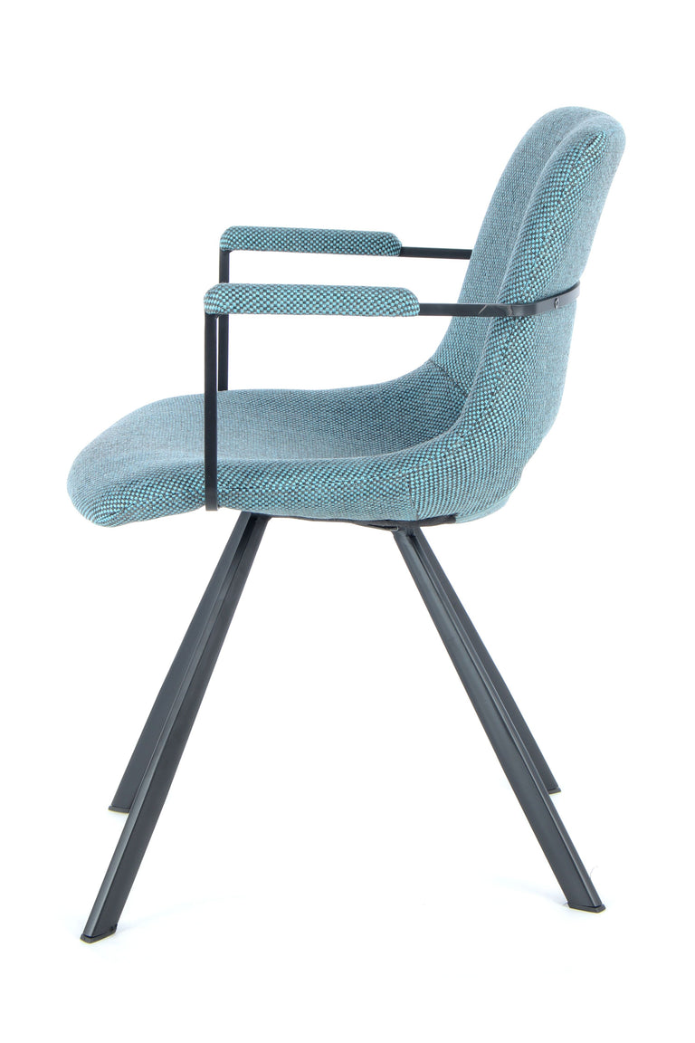 Set van 2 eetkamerstoelen Josephine armleuning