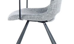 Set van 2 eetkamerstoelen Josephine armleuning