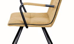 Set van 2 eetkamerstoelen Jules armleuning