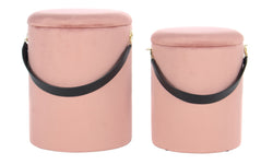 Set van 2 poefs Arabella