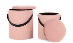 Set van 2 poefs Arabella