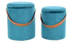 Set van 2 poefs Arabella