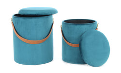 Set van 2 poefs Arabella