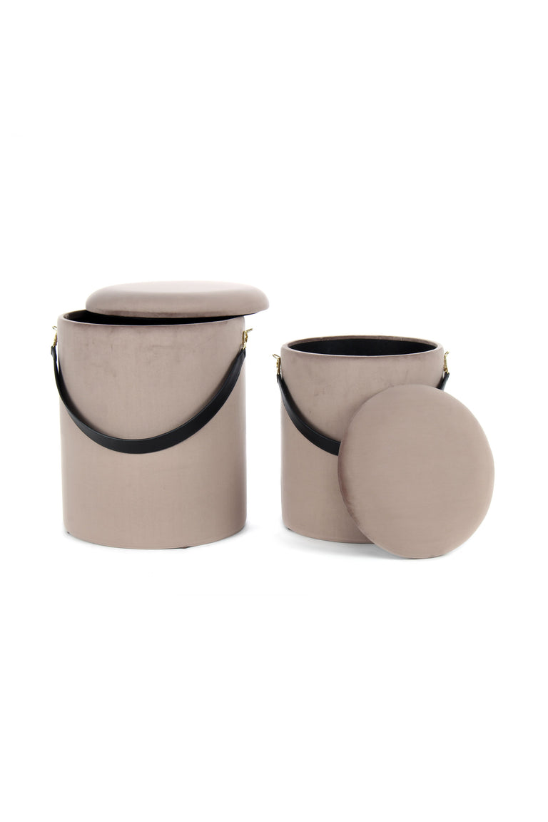 Set van 2 poefs Arabella