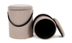 Set van 2 poefs Arabella