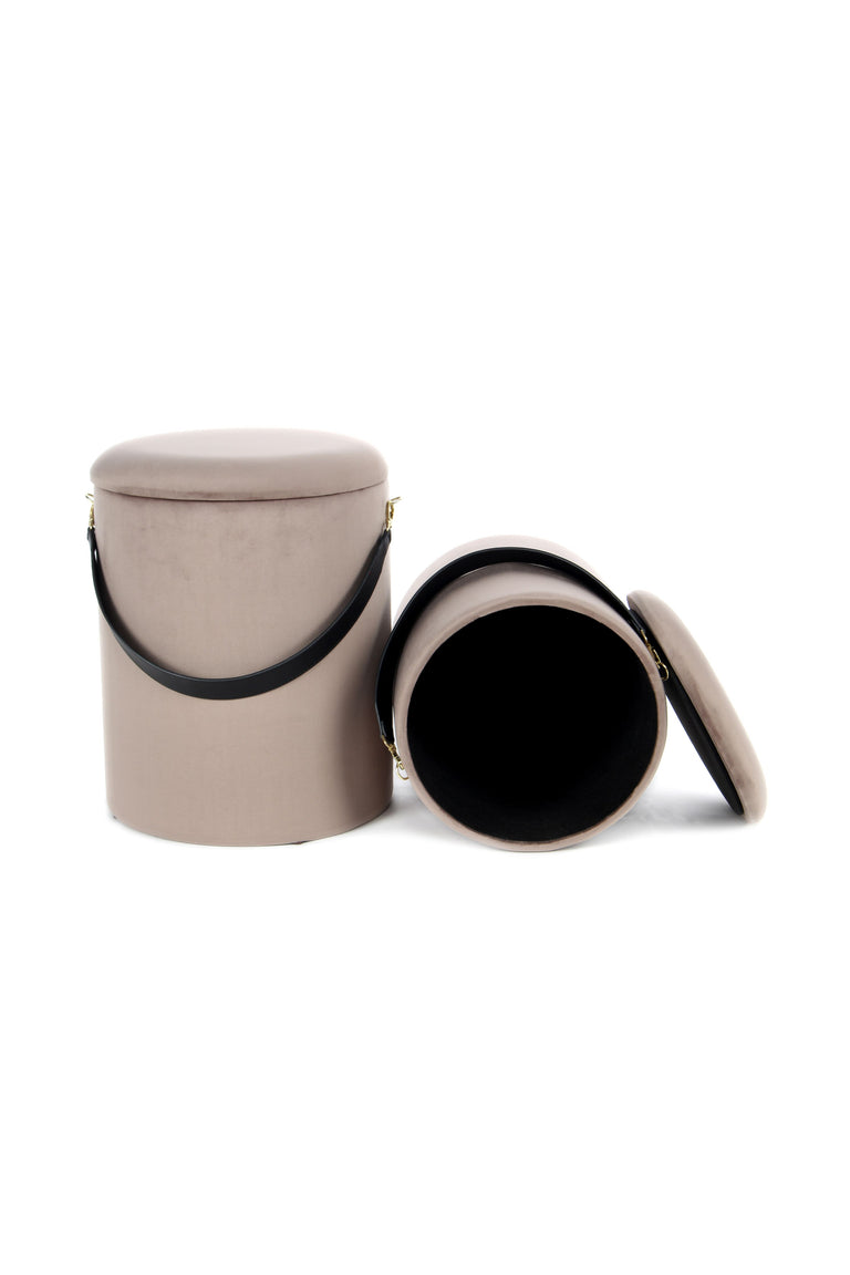 Set van 2 poefs Arabella