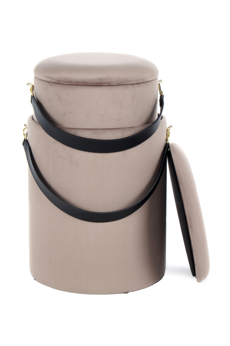 Set van 2 poefs Arabella