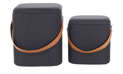 Set van 2 poefs Arabella