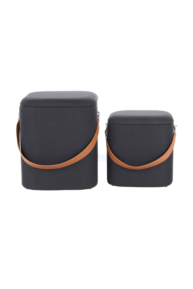Set van 2 poefs Arabella