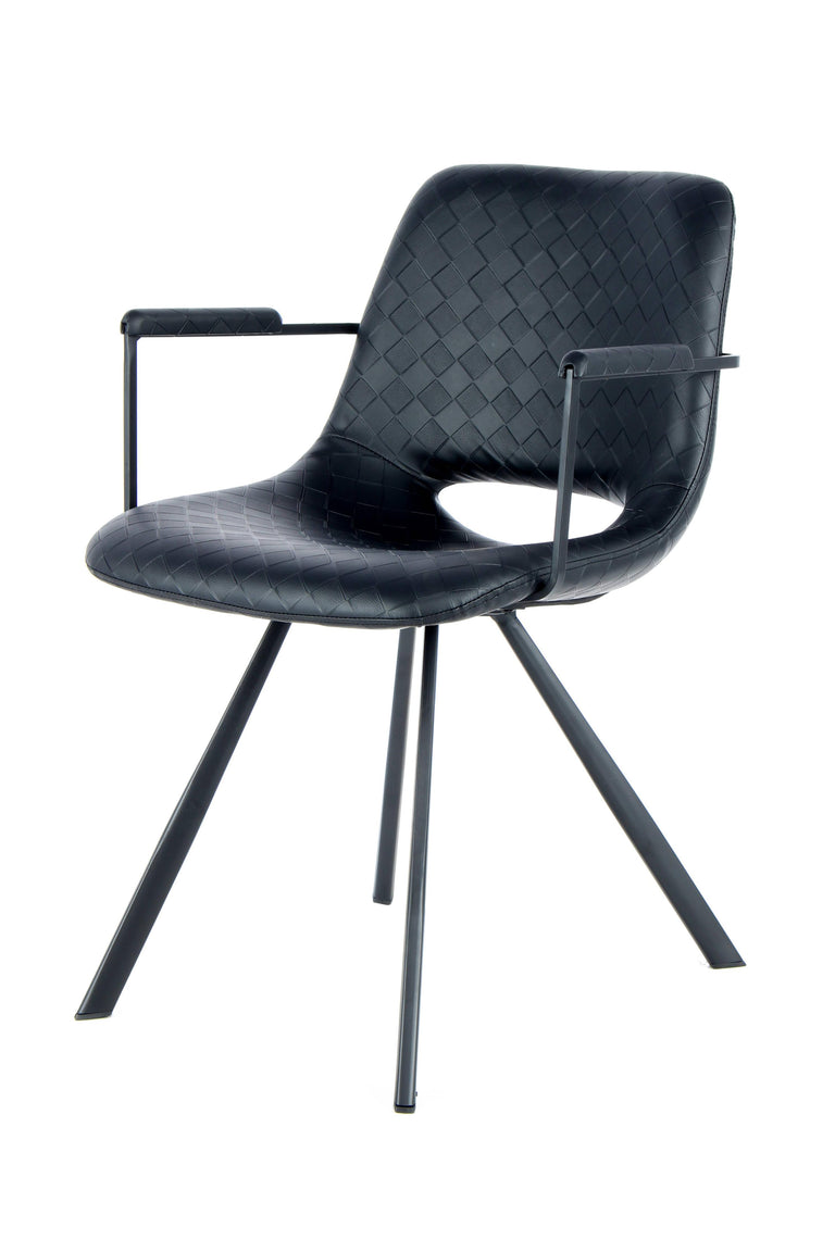 Set van 2 eetkamerstoelen Josephine armleuning