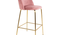 Set van 2 barkrukken Layla velvet