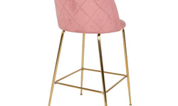 Set van 2 barkrukken Layla velvet