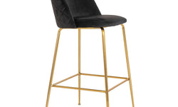 Set van 2 barkrukken Layla velvet