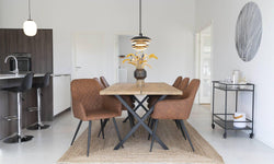 Set van 2 eetkamerstoelen Leemann