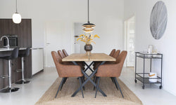 Set van 2 eetkamerstoelen Leemann