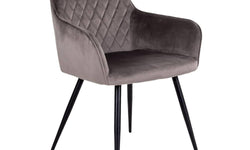 Set van 2 eetkamerstoelen Leemann velvet