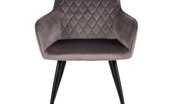 Set van 2 eetkamerstoelen Leemann velvet