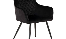 Set van 2 eetkamerstoelen Leemann velvet
