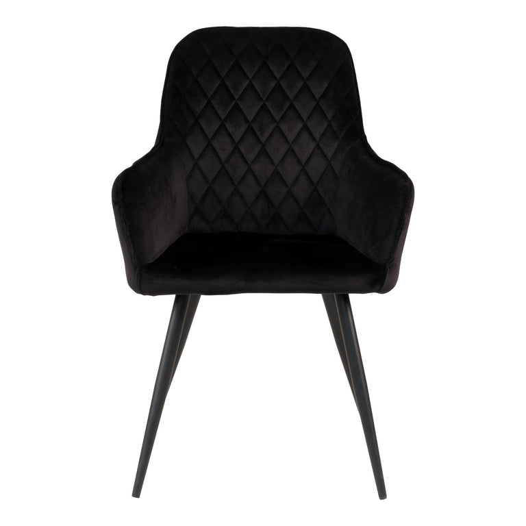 Set van 2 eetkamerstoelen Leemann velvet