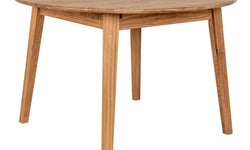 Eettafel Metz eikenhout uitschuifbaar