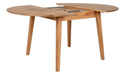 Eettafel Metz eikenhout uitschuifbaar