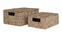 Set van 2 opbergmanden Venus zeegras