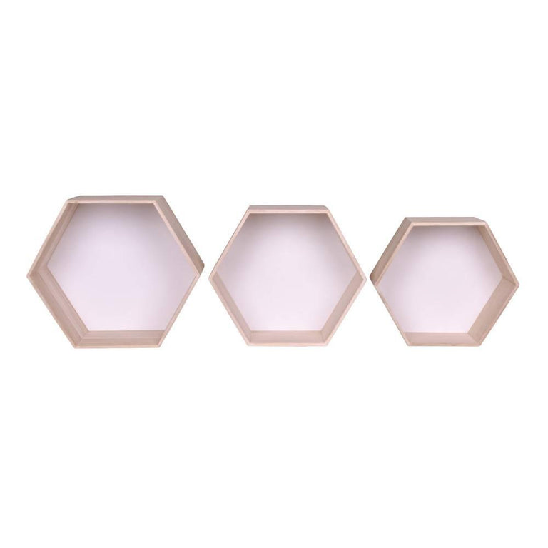 Set van 3 wandplanken Martha