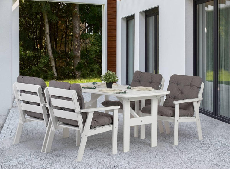 Set van 2 tuinstoelen Atlanta met kussens