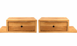 Wandplank Bella lade links eikenhout