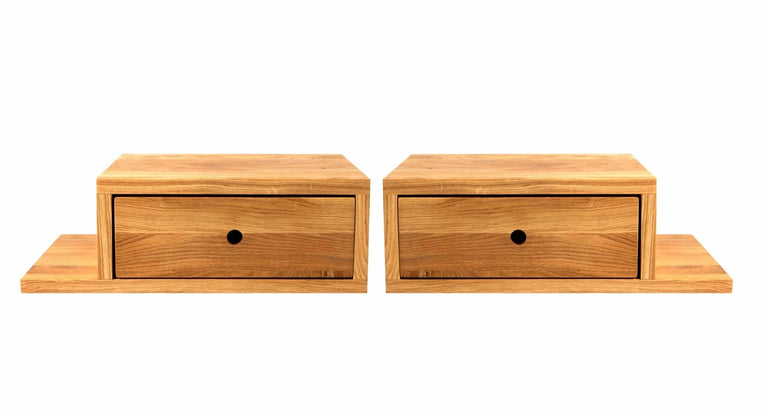 Wandplank Bella lade links eikenhout
