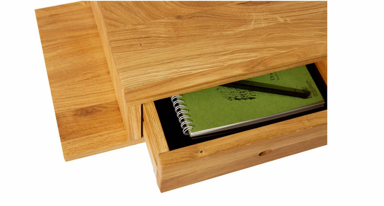 Wandplank Bella lade links eikenhout